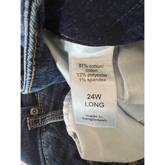 Maurice’s M Jeans Mid rise Women’s Size 24W Long - Picture 9 of 10